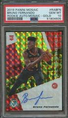 Bruno Fernando [Gold] Basketball Cards 2019 Panini Mosaic Rookie Autographs Prices
