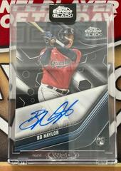 Bo Naylor #CBA-BN Baseball Cards 2023 Topps Chrome Black Autographs Prices