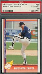 Awesome Power #89 Baseball Cards 1991 Pacific Nolan Ryan Prices