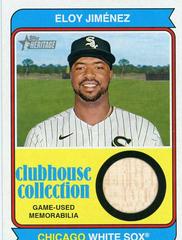 Eloy Jimenez #CCR-EJ Baseball Cards 2023 Topps Heritage Clubhouse Collection Relics Prices