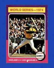 World Series Game 1 Baseball Cards 1975 O Pee Chee Prices