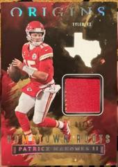 Patrick Mahomes II [Gold] #HR-PMA Football Cards 2022 Panini Origins Hometown Roots Prices