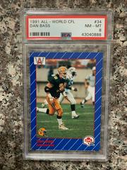 Dan Bass Football Cards 1991 All World CFL Prices