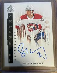 Juraj Slafkovsky #T-SL Hockey Cards 2022 SP Authentic Telemetry Autographs Prices
