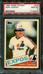 Gary Carter #230 Baseball Cards 1985 Topps Tiffany Prices