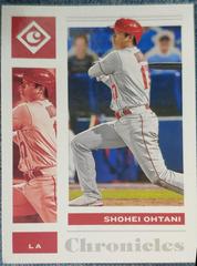 Shohei Ohtani [Red] #7 Baseball Cards 2021 Panini Chronicles Prices