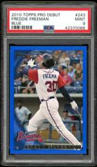 Freddie Freeman [Blue] #243 Baseball Cards 2010 Topps Pro Debut Prices