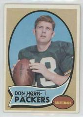 Don Horn #159 Football Cards 1970 Topps Prices