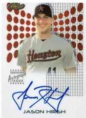 Jason Hirsh [Autograph] Baseball Cards 2004 Finest Prices