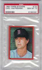 Carl Yastrzemski #120 Baseball Cards 1982 Topps Stickers Prices