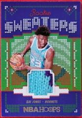 Kai Jones #RSW-KJ Basketball Cards 2021 Panini Hoops Rookie Sweaters Prices