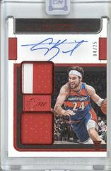 Corey Kispert [Red] #RA-CKS Basketball Cards 2021 Panini One and One Rookie Autographs Prices