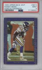 Randy moss #SB13 Football Cards 1999 Upper Deck MVP Strictly Business Prices