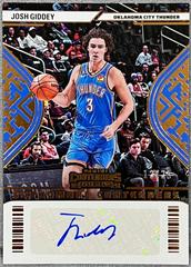 Josh Giddey [Bronze] #SC-JGD Basketball Cards 2022 Panini Contenders Sophomore Autographs Prices