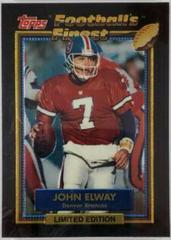 John Elway Football Cards 1992 Topps Finest Prices