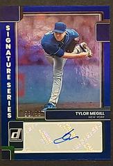 Tylor Megill [Blue] #SS-TM Baseball Cards 2022 Panini Donruss Signature Series Prices