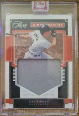 Cal Ripken [Silver] #JS-CR Baseball Cards 2022 Panini Three and Two Jumbo Swatches Prices