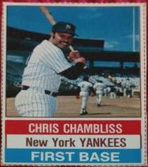 Chris Chambliss [Hand Cut] #58 Baseball Cards 1976 Hostess Prices