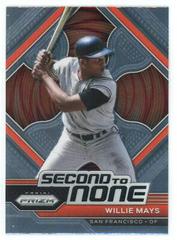 Willie Mays #SN15 Baseball Cards 2023 Panini Prizm Second to None Prices