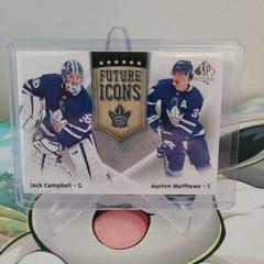 Auston Matthews, Jack Campbell Hockey Cards 2021 SP Authentic Future Icons Prices