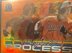 Jackson Holliday [Orange] #PRP-9 Baseball Cards 2023 Bowman Chrome Prospect Process Prices