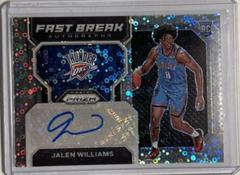 Jalen Williams #FBR-JWT Basketball Cards 2022 Panini Prizm Fast Break Rookie Autographs Prices