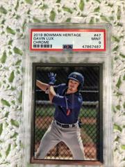 Gavin Lux [Chrome Refractor] #47 Baseball Cards 2019 Bowman Heritage Prices