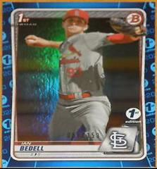 Ian Bedell [Blue Foil] Baseball Cards 2020 Bowman Draft 1st Edition Prices