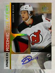 Dawson Mercer [Inked Patch Autograph] Hockey Cards 2021 SP Game Used Rookie Sweaters Prices