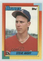 Steve Avery Baseball Cards 1990 Topps Traded Tiffany Prices