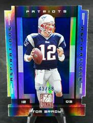 Tom Brady [Aspirations] Football Cards 2008 Panini Donruss Elite Prices
