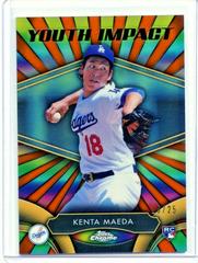 Kenta Maeda [Orange Refractor] #YI-20 Baseball Cards 2016 Topps Chrome Youth Impact Prices