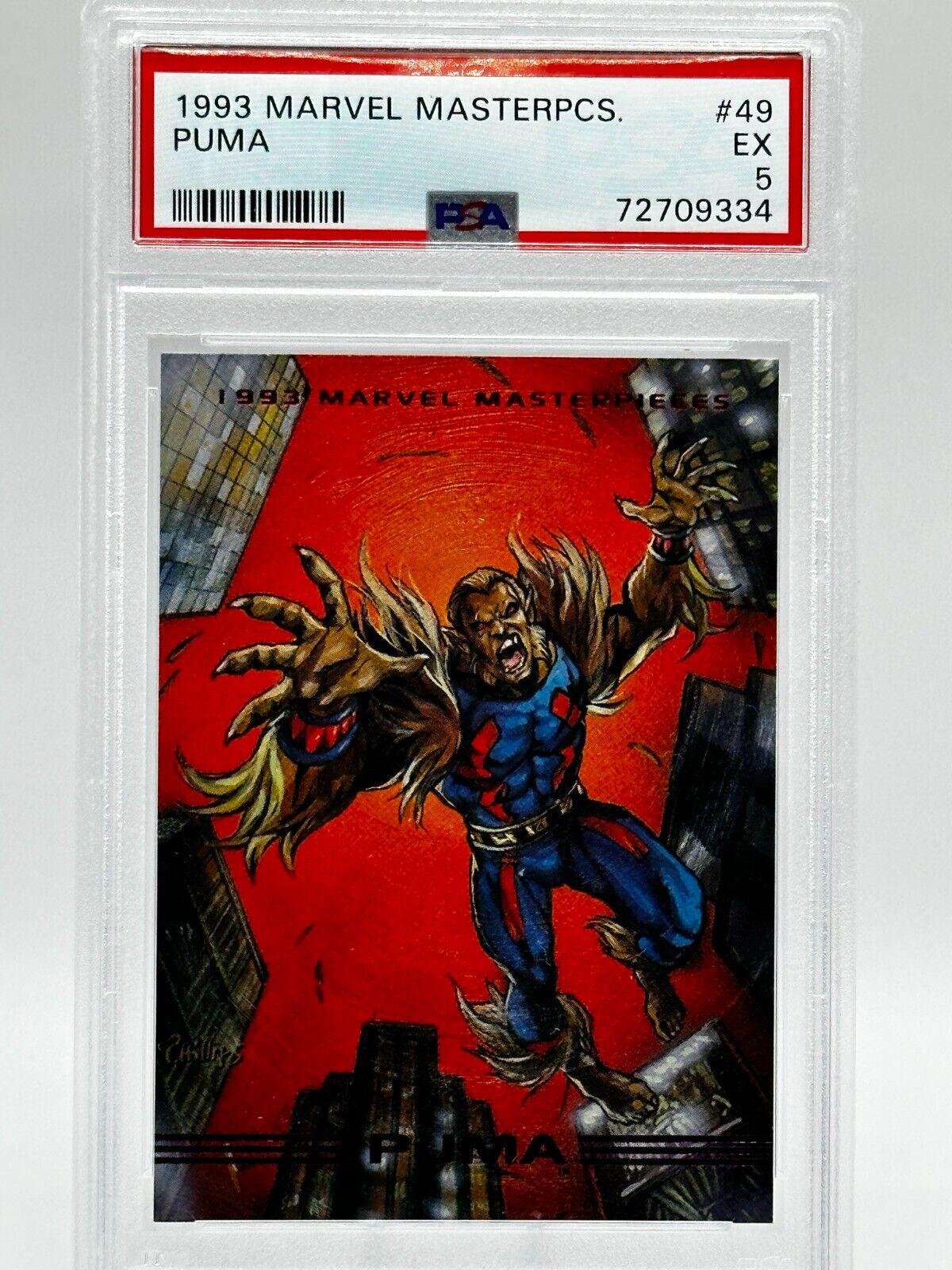 Puma #49 Prices | Marvel 1993 Masterpieces | Marvel Cards