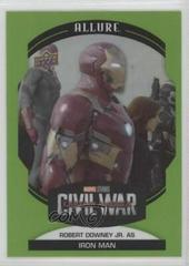 Robert Downey Jr. as Iron Man [Green Quartz] #52 Marvel 2022 Allure Prices