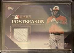 Adley Rutschman Baseball Cards 2024 Topps Postseason Performance Relic Prices