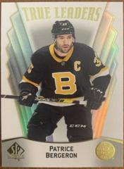 Patrice Bergeron Hockey Cards 2021 SP Authentic True Leaders Prices