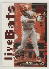 Juan Gonzalez #1LB Baseball Cards 1999 Skybox Premium Live Bats Prices