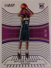 Myles Turner [Purple] Basketball Cards 2015 Panini Clear Vision Prices