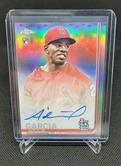 Adolis Garcia [Refractor] Baseball Cards 2019 Topps Chrome Rookie Autographs Prices