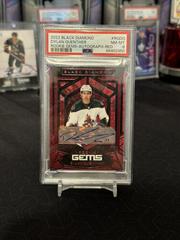 Dylan Guenther [Signature Red] #RG-DG Hockey Cards 2022 Upper Deck Black Diamond Rookie Gems Prices