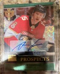 Anton Lundell [Star Emerald Autograph] Hockey Cards 2021 Skybox Metal Universe Premium Prospects Prices