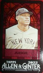 Aaron Judge [Mini Stained Glass] #11 Baseball Cards 2022 Topps Allen & Ginter Prices
