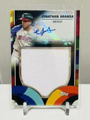 Jonathan Aranda [Black Difractor] Baseball Cards 2023 Topps World Classic Autographs Prices