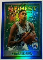 Kendall Gill Refractor #13 Basketball Cards 1995 Finest Prices