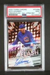 Nico Hoerner [Orange Refractor] Baseball Cards 2020 Topps Chrome Freshman Flash Autographs Prices