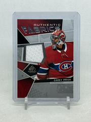 Carey Price #AF-CP Hockey Cards 2021 SP Game Used Authentic Fabrics Prices