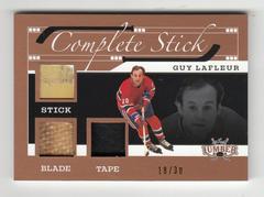Guy Lafleur [Bronze] Hockey Cards 2021 Leaf Lumber Complete Stick Prices