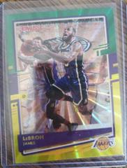 LeBron James [Green Yellow Laser] Basketball Cards 2020 Donruss Prices