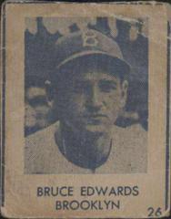 Bruce Edwards [Hand Cut] Baseball Cards 1948 R346 Blue Tint Prices