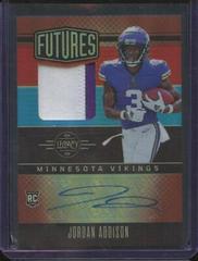 Jordan Addison [Ruby] #FAPS-10 Football Cards 2023 Panini Legacy Futures Patch Autographs Prices